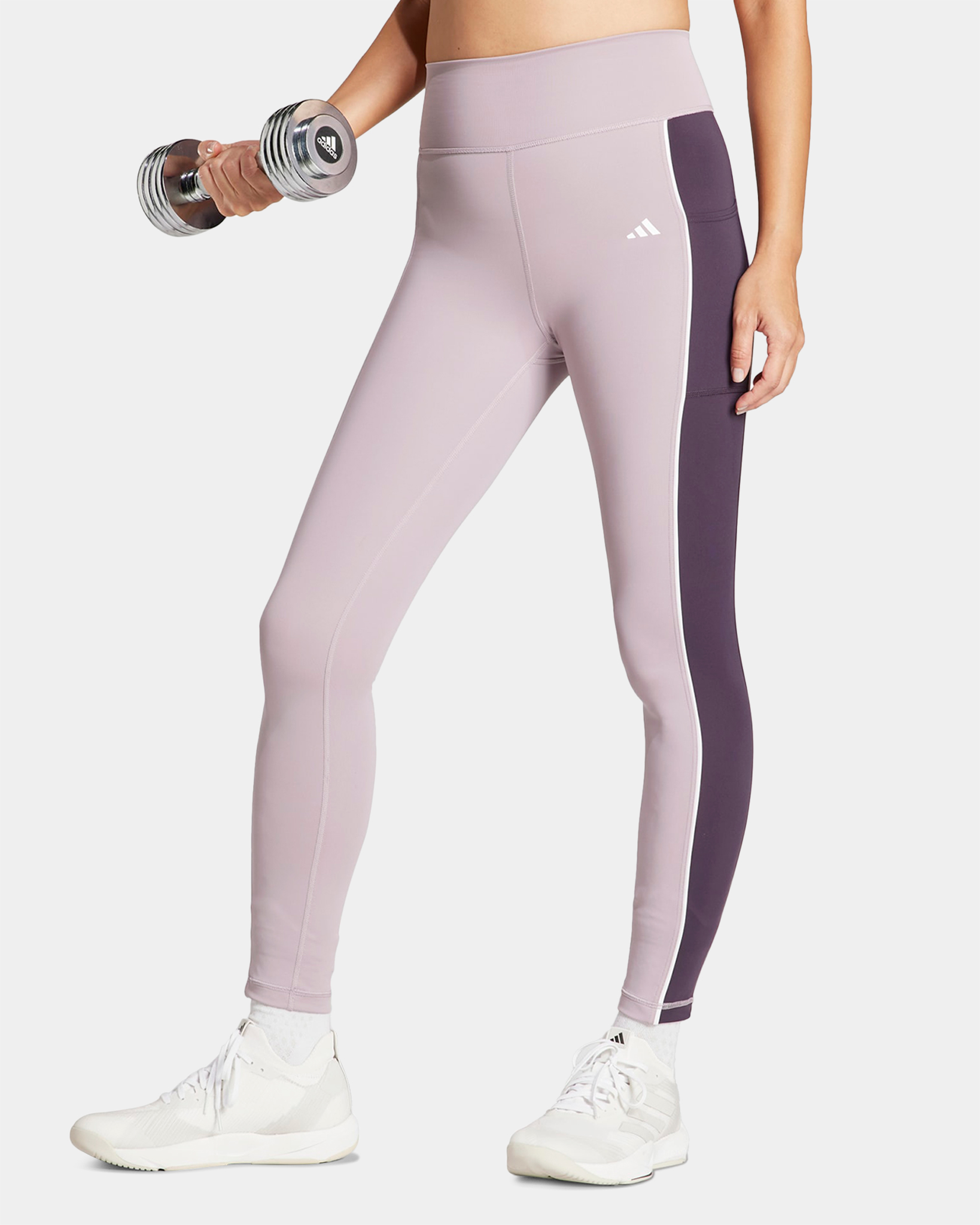 Mallas Adidas Optime Colorblock High Rise 7/8